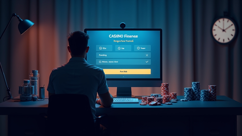 Casino withdrawal screen showing pending payout and timing factors